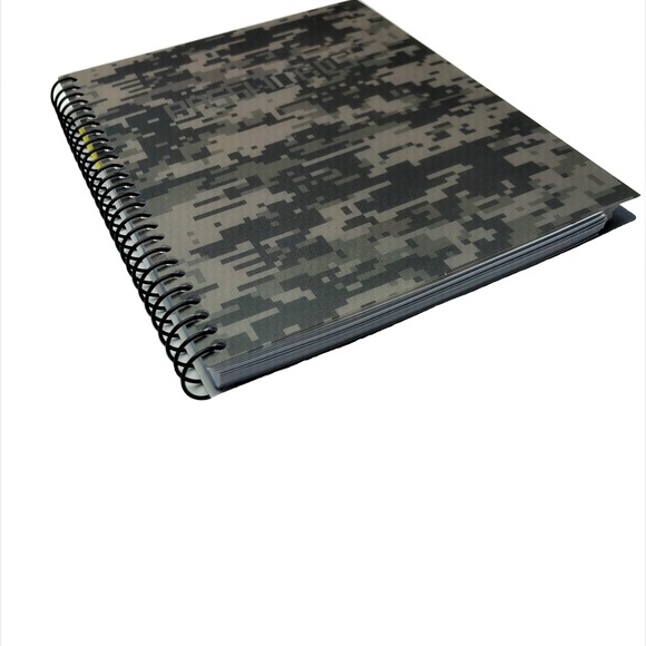 CAMOUFLAGE Mini Password Book in Green! - Picture 3 of 7